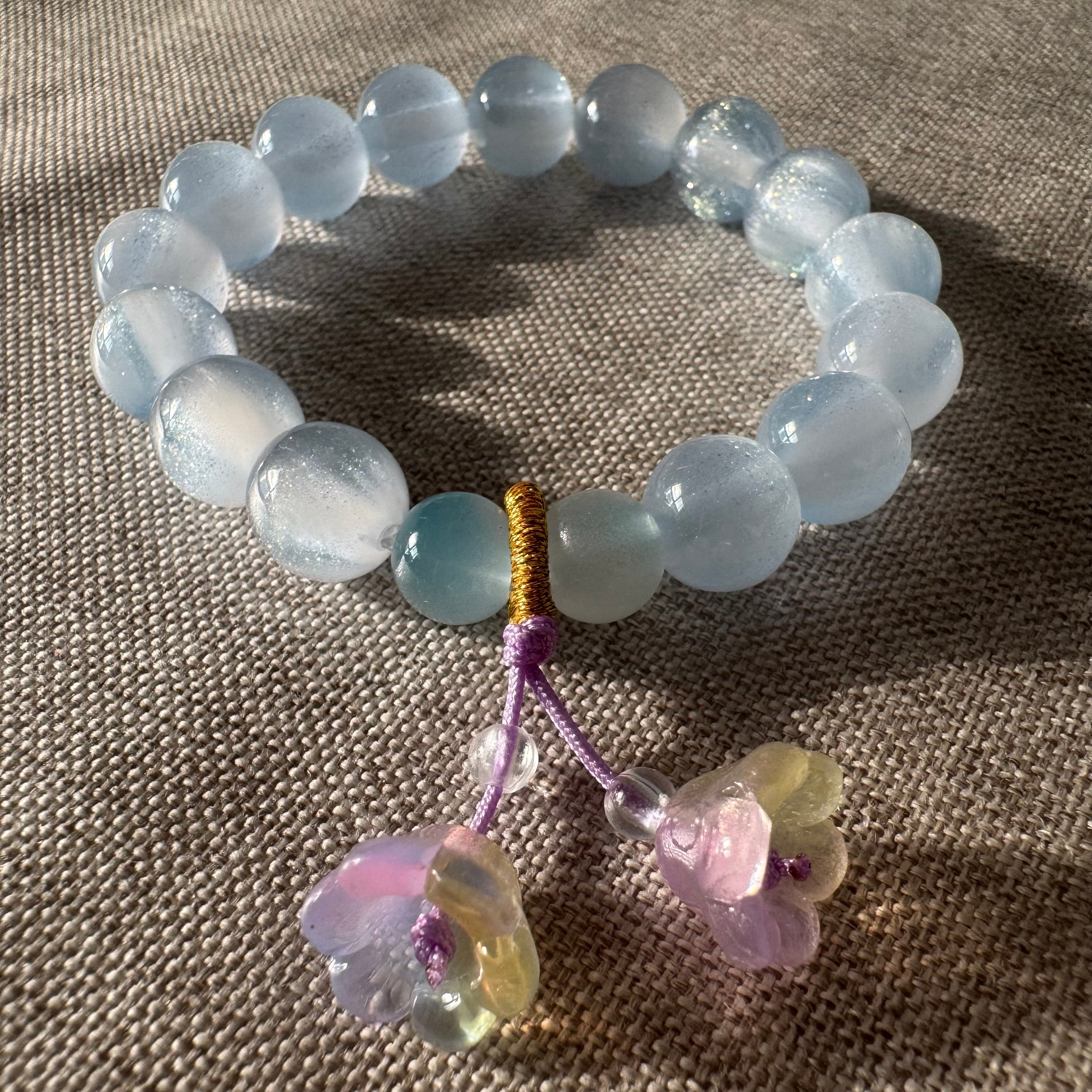Hand woven bell orchid