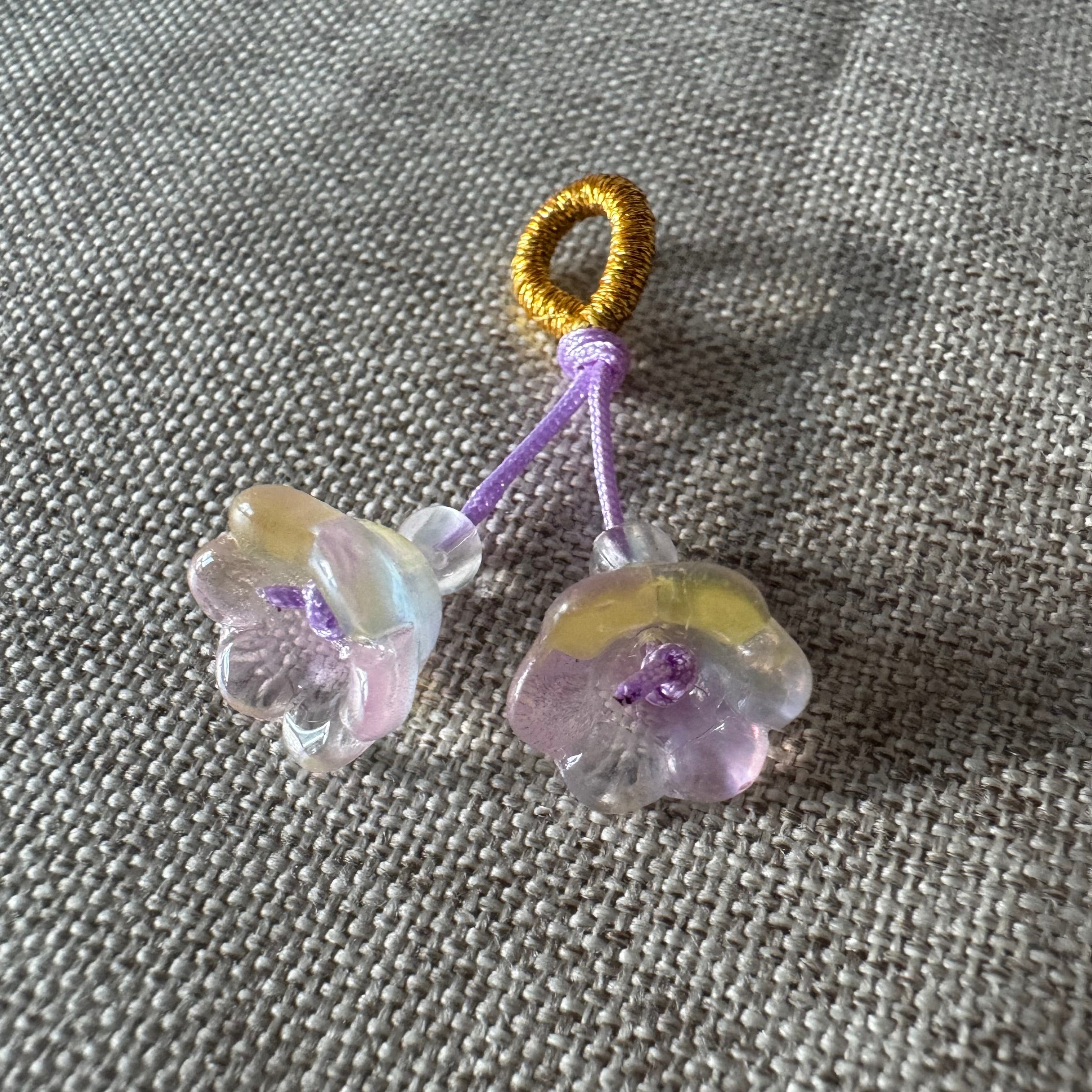 Hand woven bell orchid