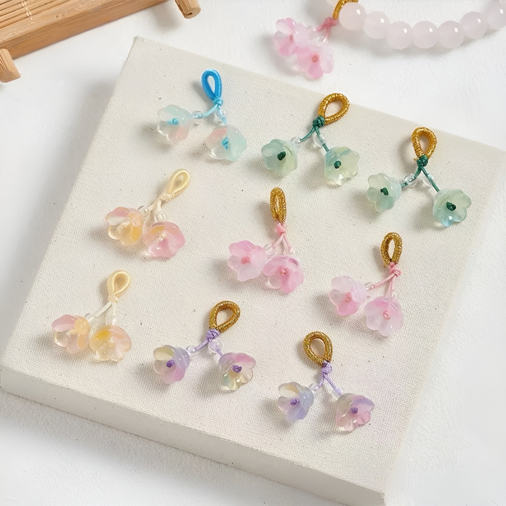 Hand woven bell orchid